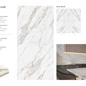 Beverly Gold – Sintered Stone Panel