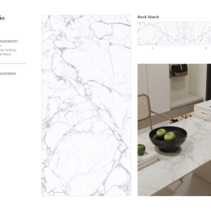 Statuario – Iceland Snow White Sintered Stone Panel
