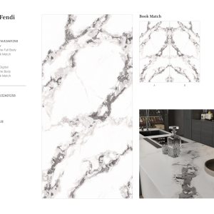 Bianco Fendi – Fendi White Sintered Stone Panel