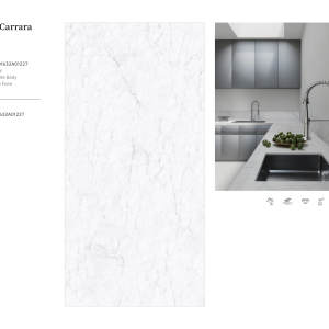 Bianco Carrara – Carrara White Sintered Stone Panel
