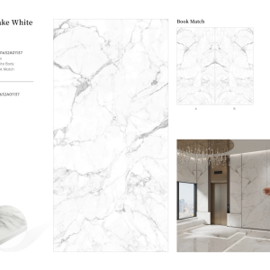 Snowflake White – New Snow White Sintered Stone Panel