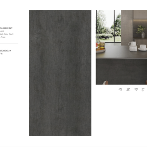 Raku – Deep Concrete Sintered Stone Panel