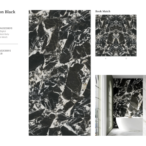 Napoleon Black – Sintered Stone Panel